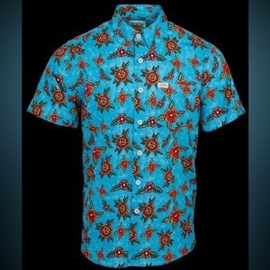 Dixxon “Stay Gold” men’s size XL short sleeve Party Shirt.